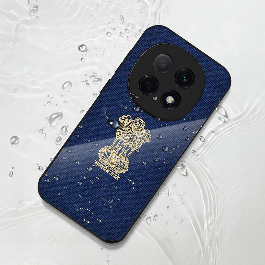 OPPO F29 Pro 5G Premium Acrylic Shockproof Glass Back Case (Nation Pride)