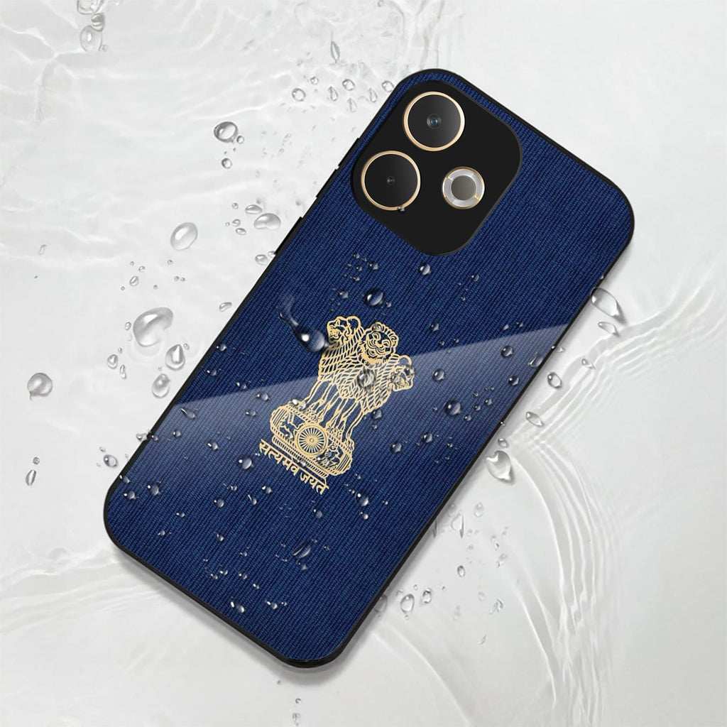 Oppo A5 Pro 5G Premium Acrylic Shockproof Glass Back Case (Nation Pride)