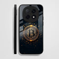 OPPO F29 Pro 5G Premium Acrylic Shockproof Glass Back Case (Bitcoin Armor)