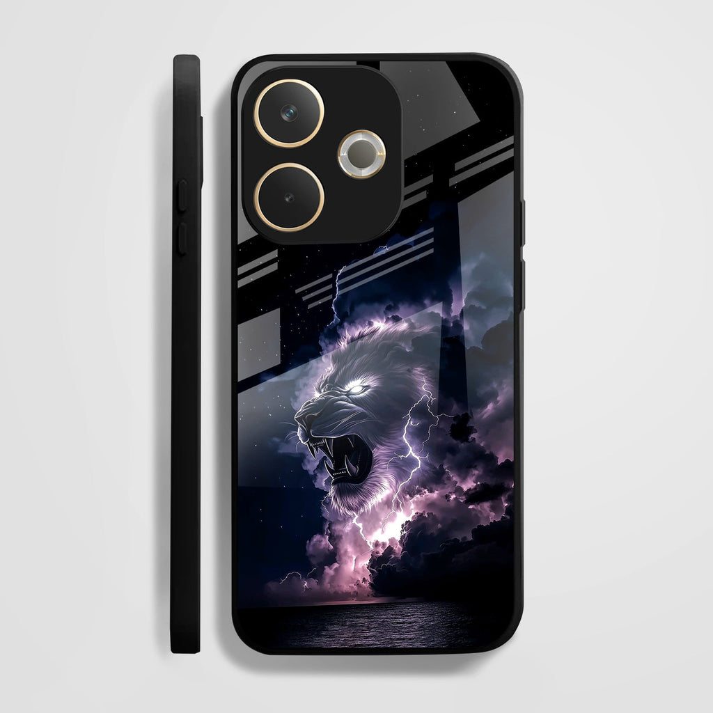 Oppo A5 Pro 5G Premium Acrylic Shockproof Glass Back Case (Storm King)