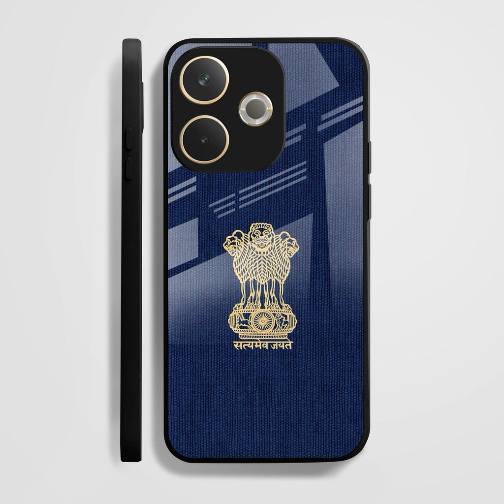 Oppo A5 Pro 5G Premium Acrylic Shockproof Glass Back Case (Nation Pride)