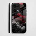 Oppo Reno 13 5G Premium Acrylic Shockproof Glass Back Case (Infernal Drift)