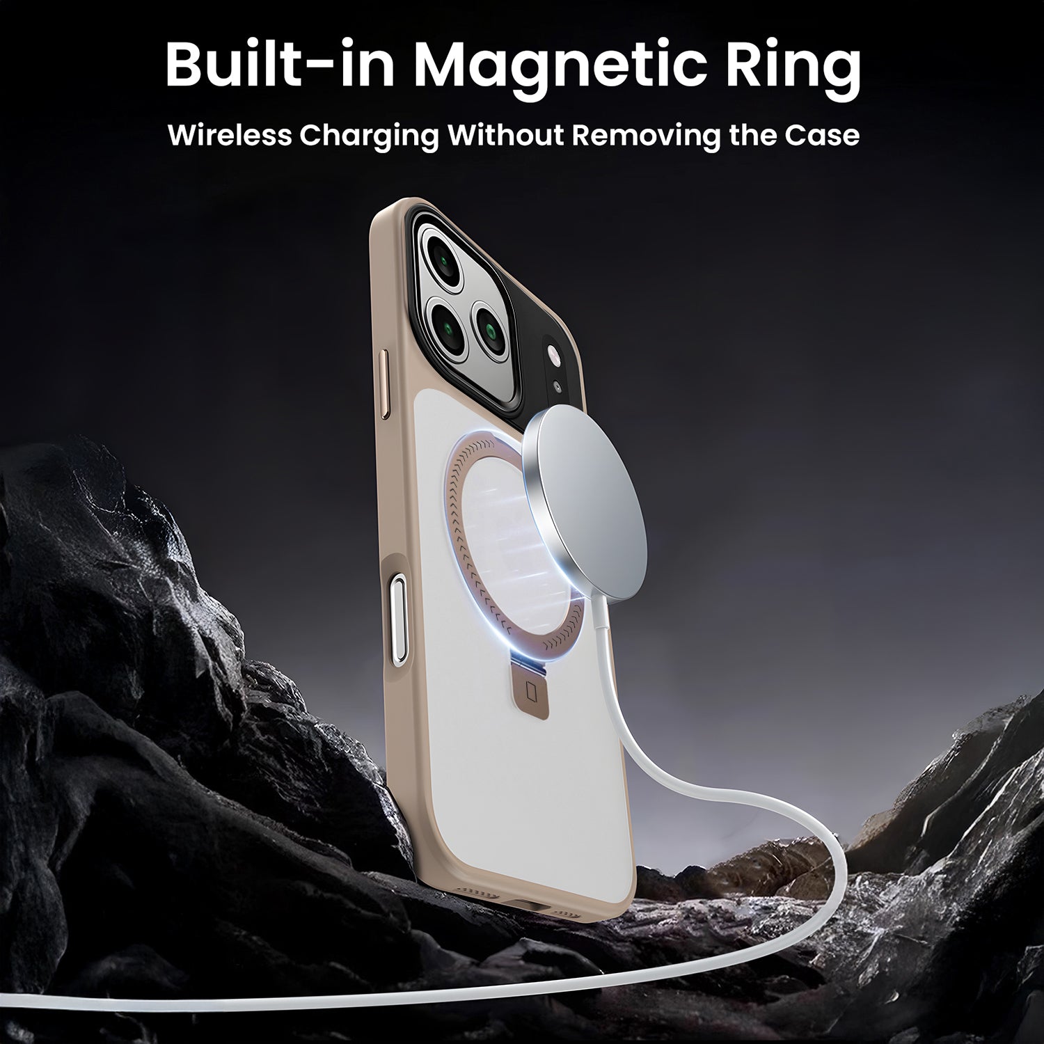 iPhone 17 Pro & 17 Pro Max Magnetic Defender Ring Stand Magsafe Case