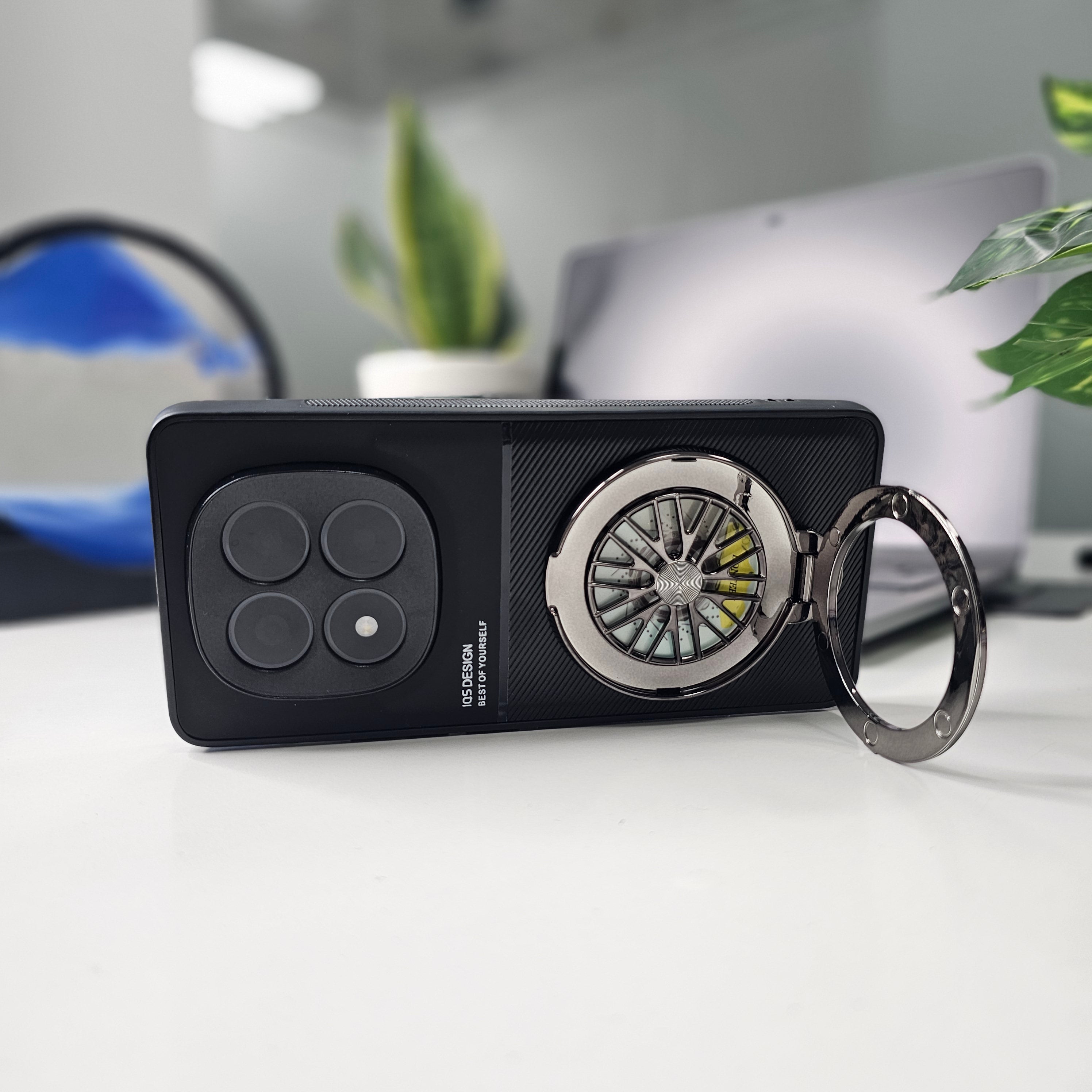 Redmi Note 14 Pro+ 5G Best Selling Stress Buster Wheel Hybrid Scratch Resistant Back Case