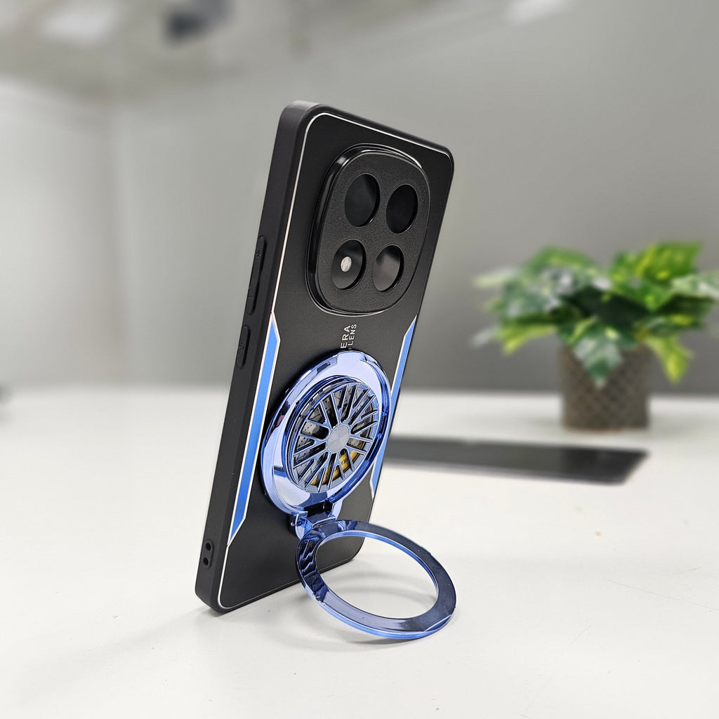 Redmi Note 14 Pro+ 5G Best Selling Stress Buster Wheel Aluminium Metal Scratch Resistant Back Case