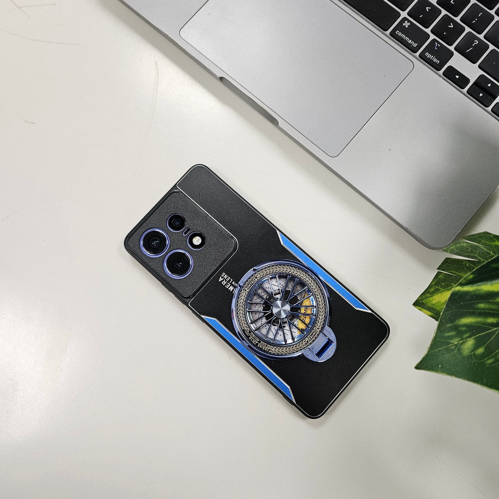 Motorola Edge 50 Pro 5G Best Selling Stress Buster Wheel Aluminium Metal Scratch Resistant Back Case