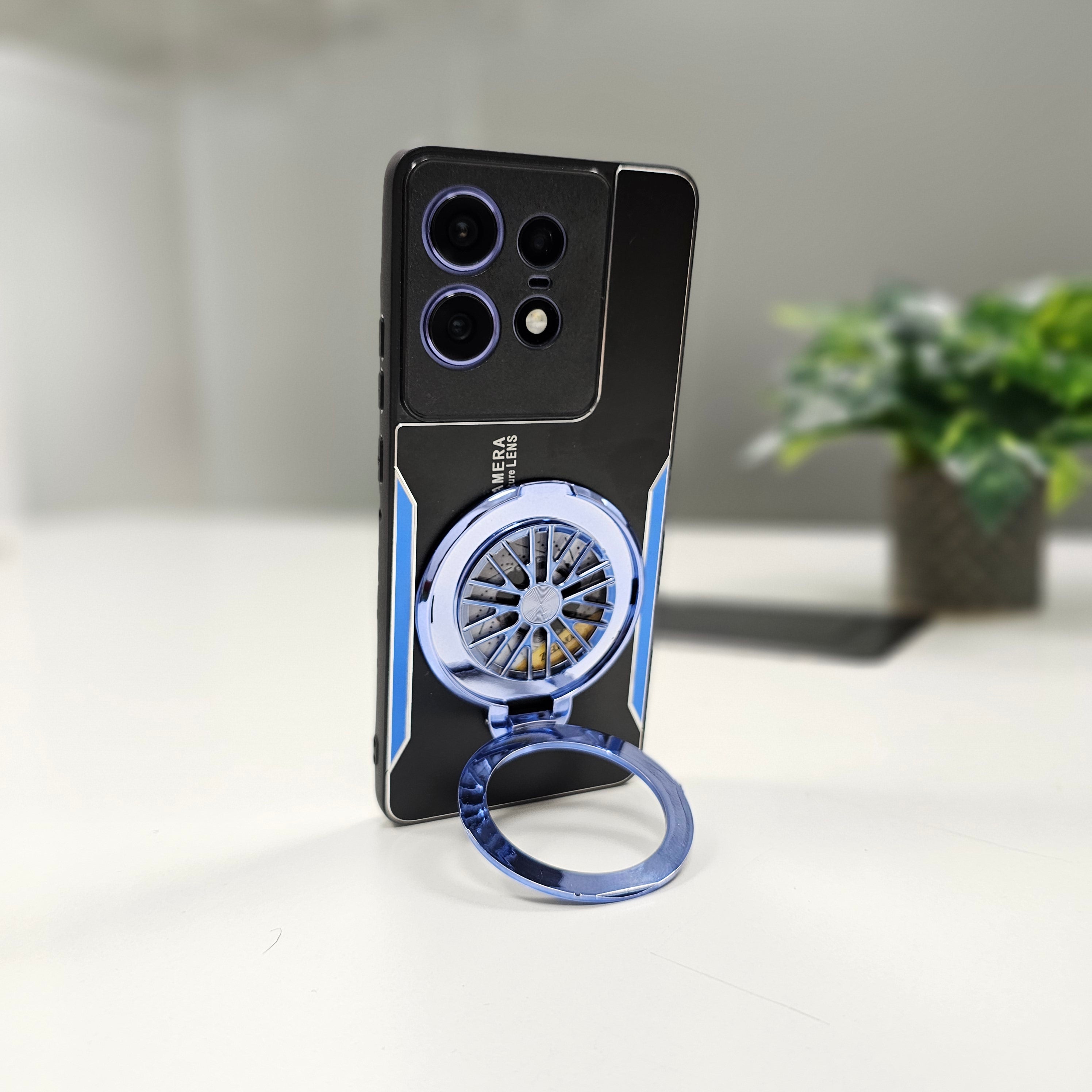 Motorola Edge 50 Pro 5G Best Selling Stress Buster Wheel Aluminium Metal Scratch Resistant Back Case