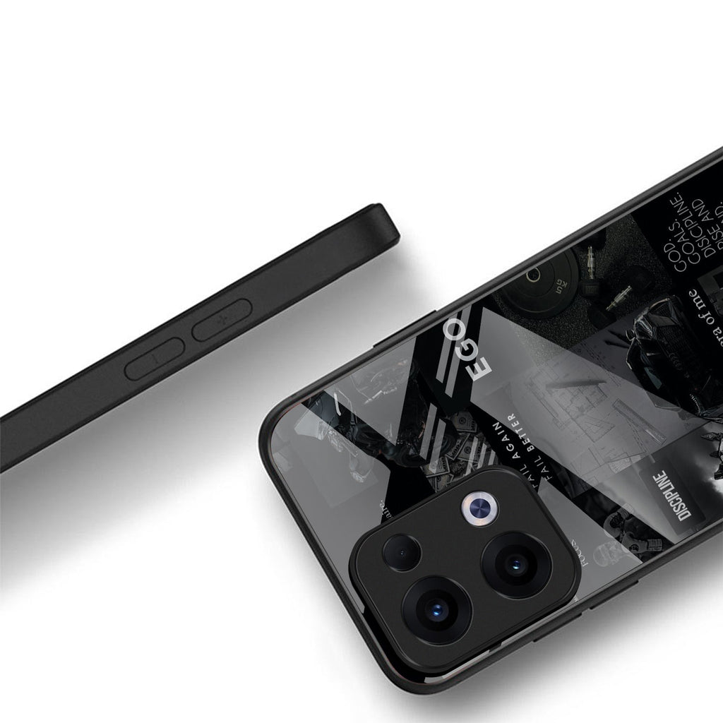 Oppo Reno 13 5G Premium Acrylic Shockproof Glass Back Case (New Era)