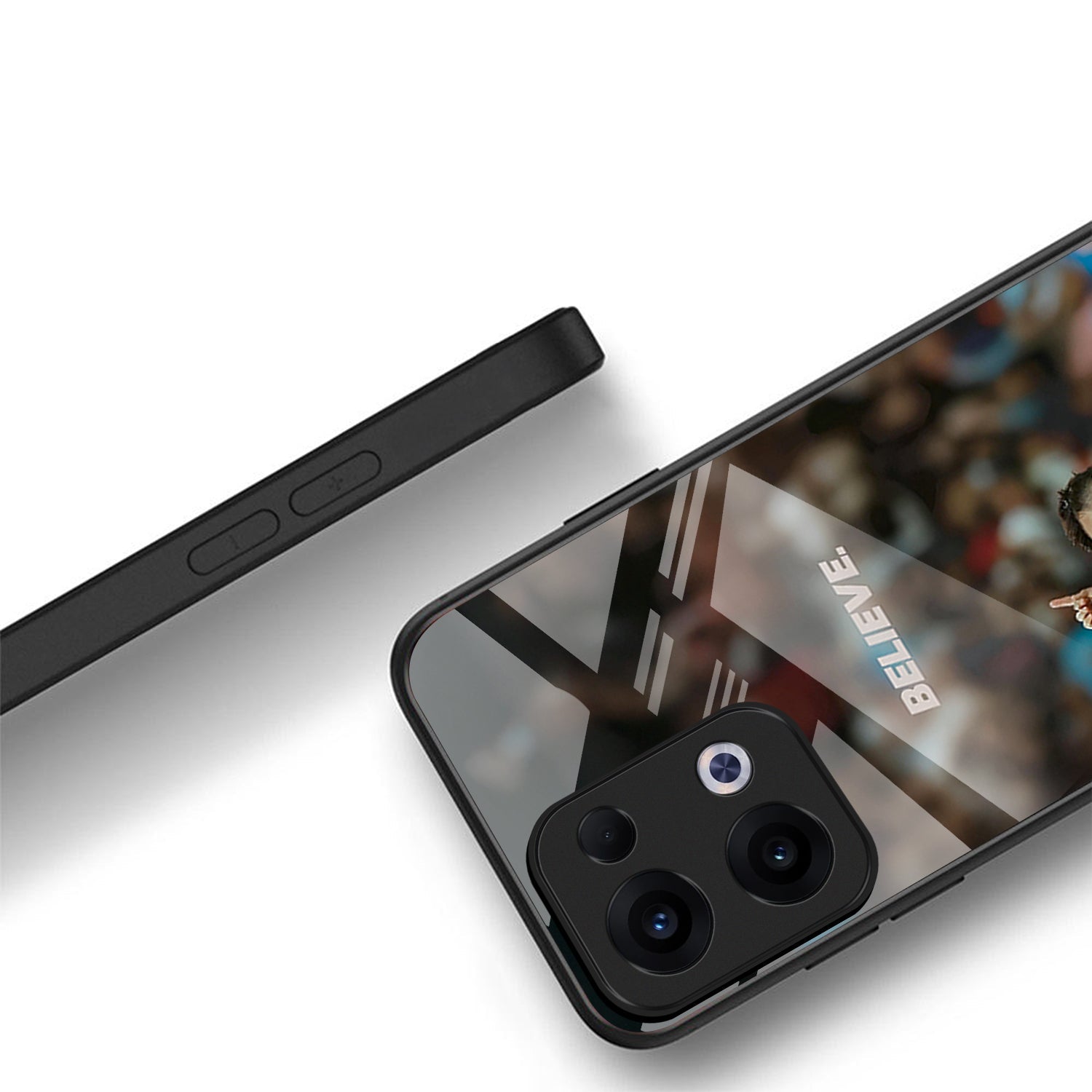 Oppo Reno 13 5G Premium Acrylic Shockproof Glass Back Case (Virat Kohli)