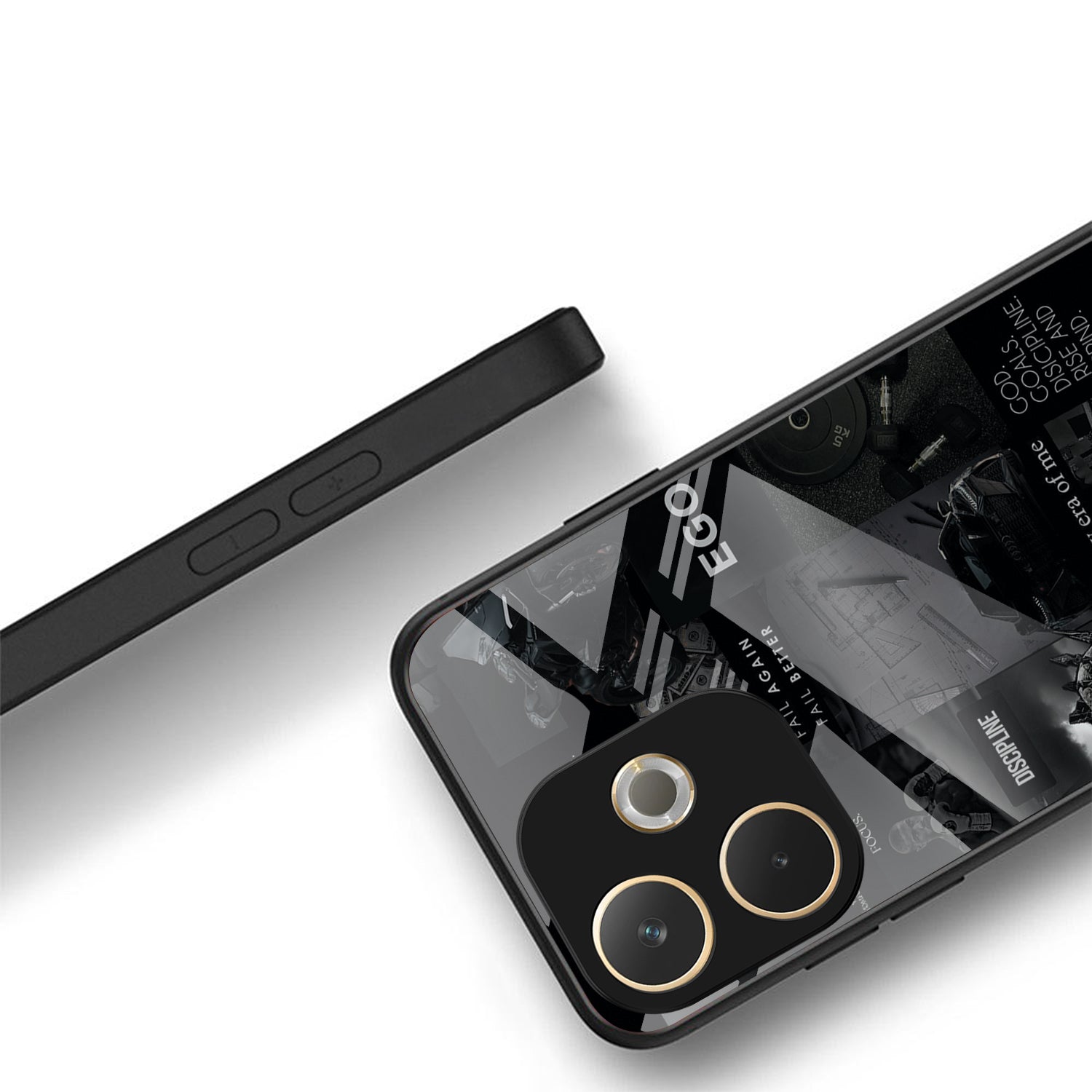 Oppo A5 Pro 5G Premium Acrylic Shockproof Glass Back Case (New Era)