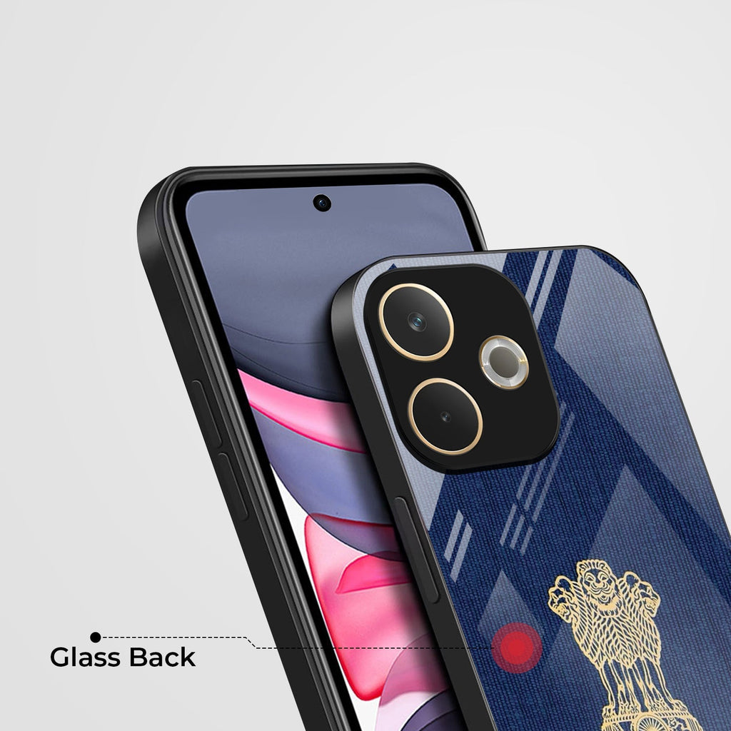 Oppo A5 Pro 5G Premium Acrylic Shockproof Glass Back Case (Nation Pride)