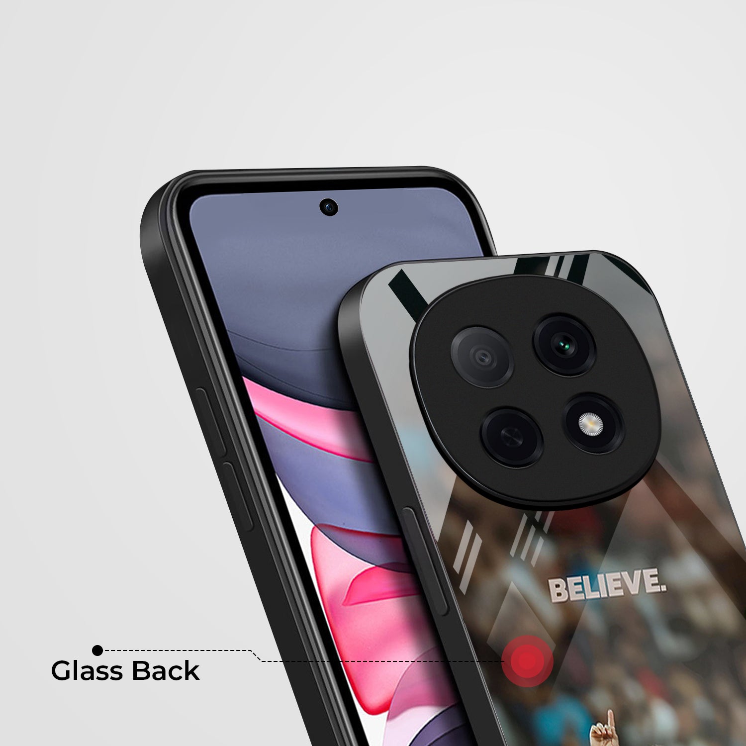 OPPO F29 Pro 5G Premium Acrylic Shockproof Glass Back Case (Virat Kohli)