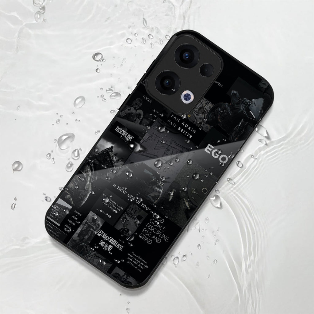 Oppo Reno 13 5G Premium Acrylic Shockproof Glass Back Case (New Era)