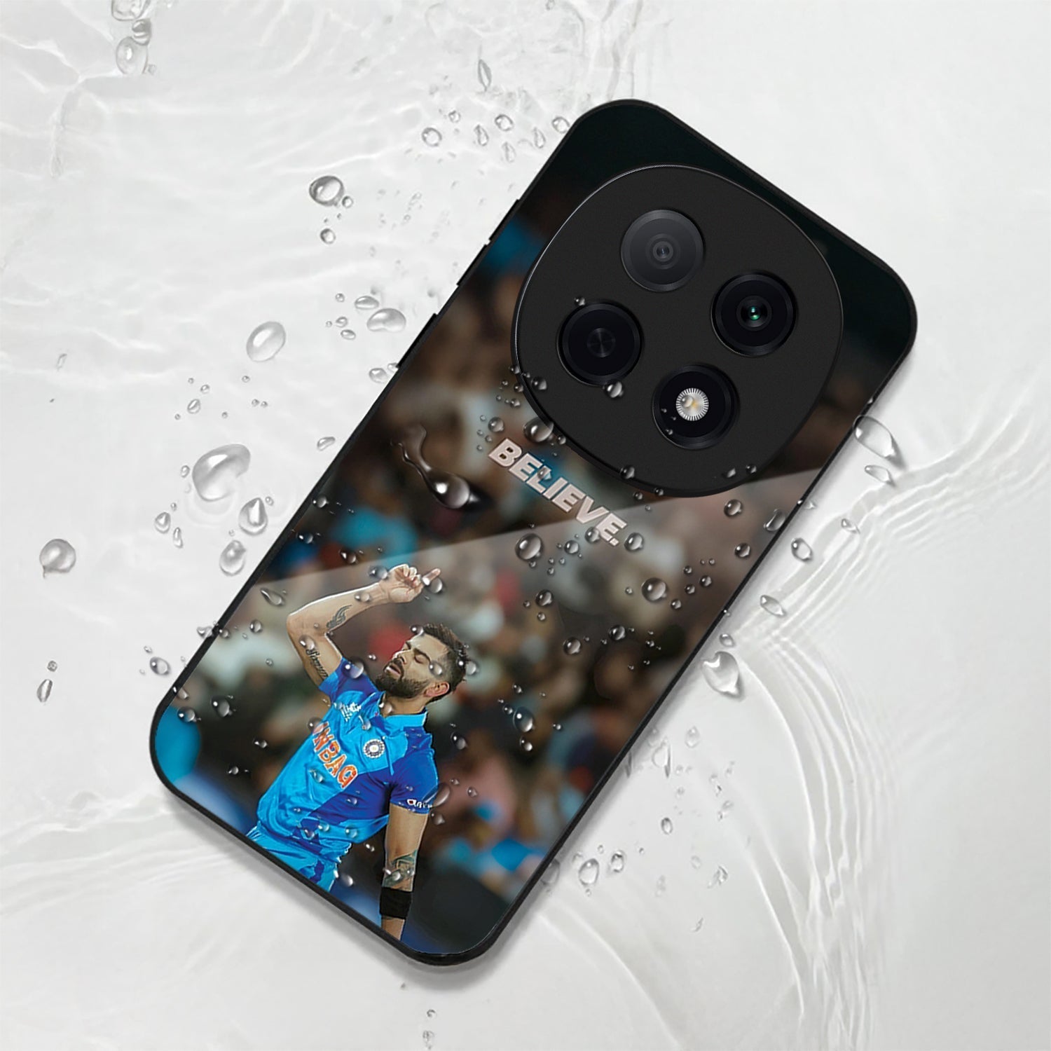 OPPO F29 Pro 5G Premium Acrylic Shockproof Glass Back Case (Virat Kohli)