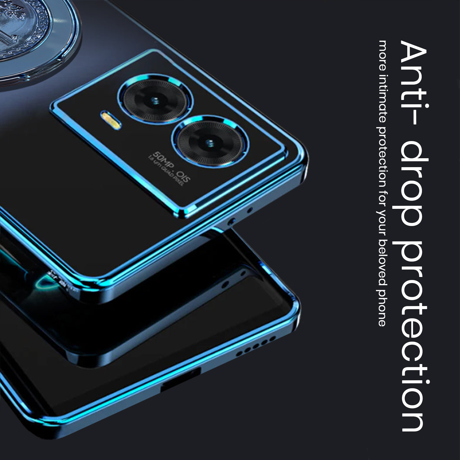 Motorola Edge 50 Fusion 5G Electroplating Billion Wheel Case