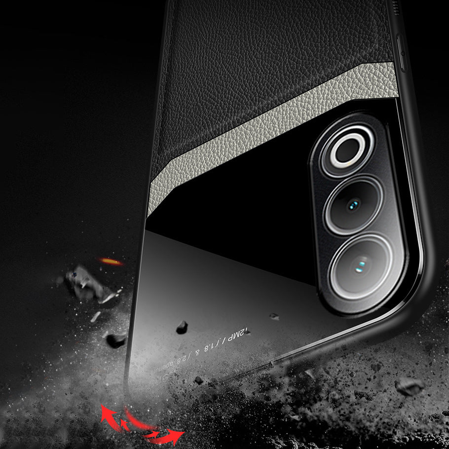 Oppo K12x 5G Premium Leather Lens Protective Case