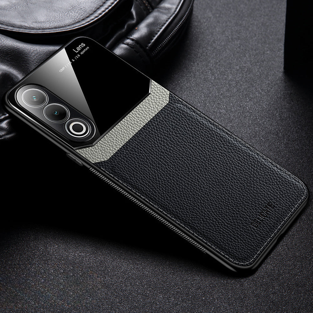 Oppo K12x 5G Premium Leather Lens Protective Case