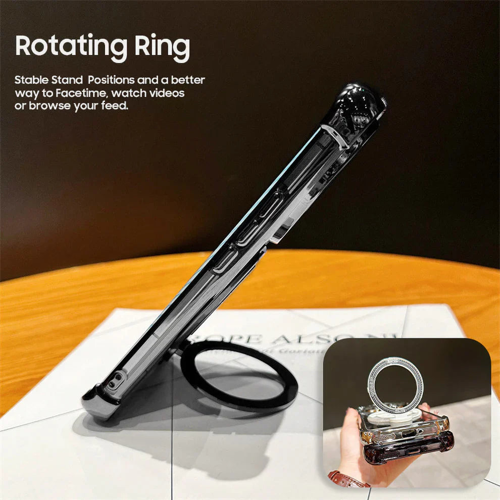 Motorola Edge 60 Stylus 5G Premium Stress Buster Wheel Rotating Shockproof Airbags Case