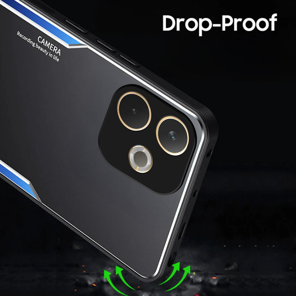 Oppo A5 Pro 5G Metal Frame Drop Proof Back Case