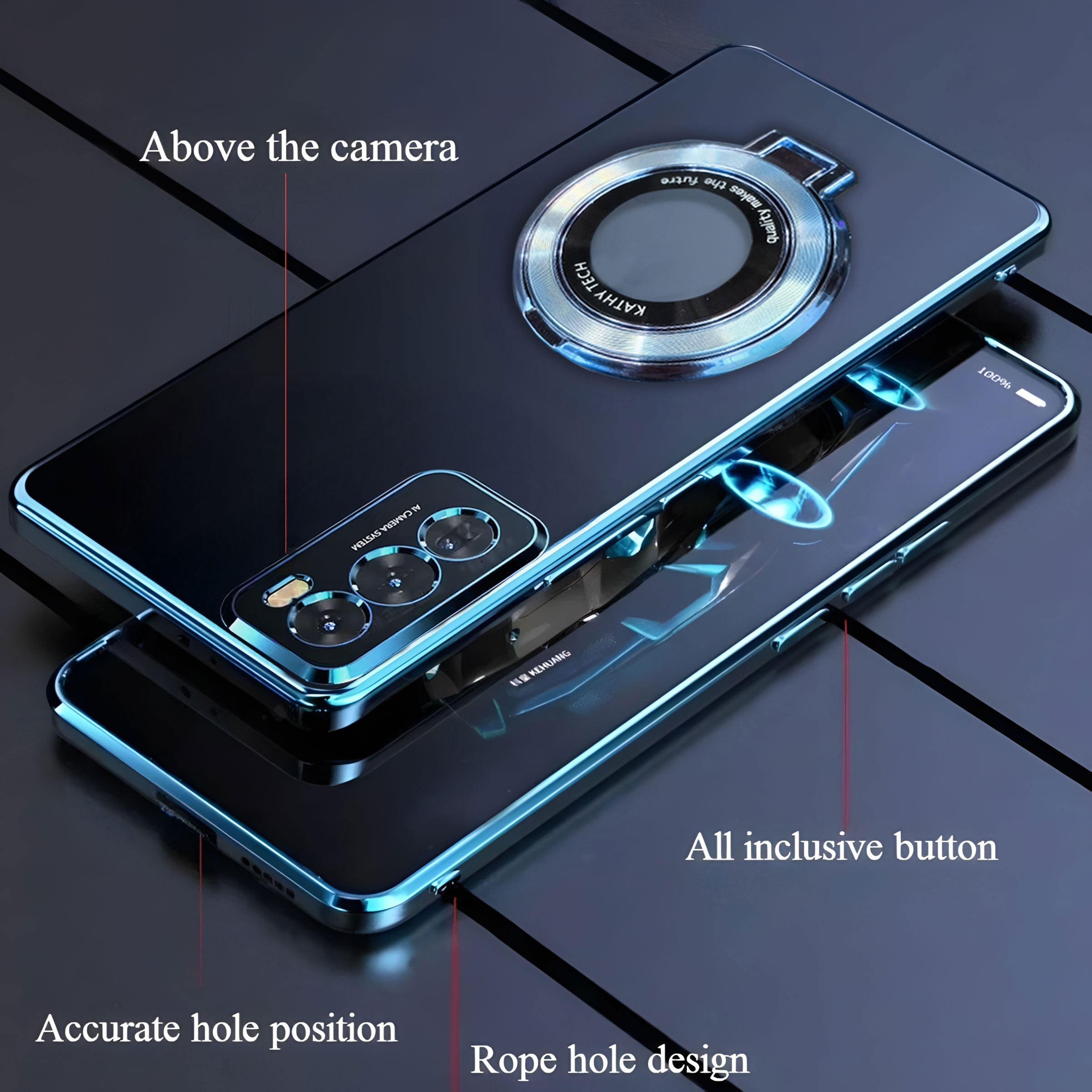 Oppo Reno 12 Pro 5G Magnifier Electroplating Case
