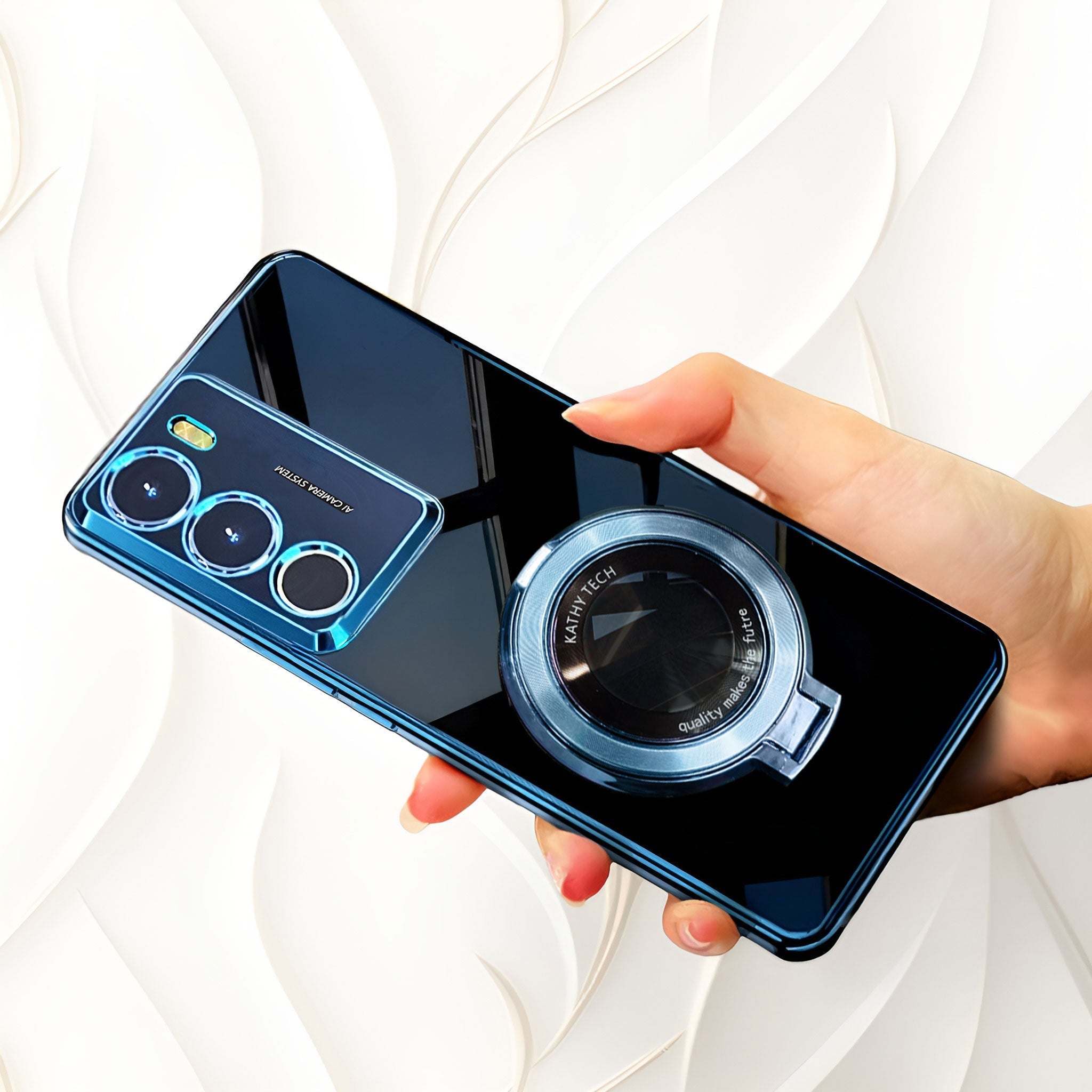 Oppo Reno 12 Pro 5G Magnifier Electroplating Case