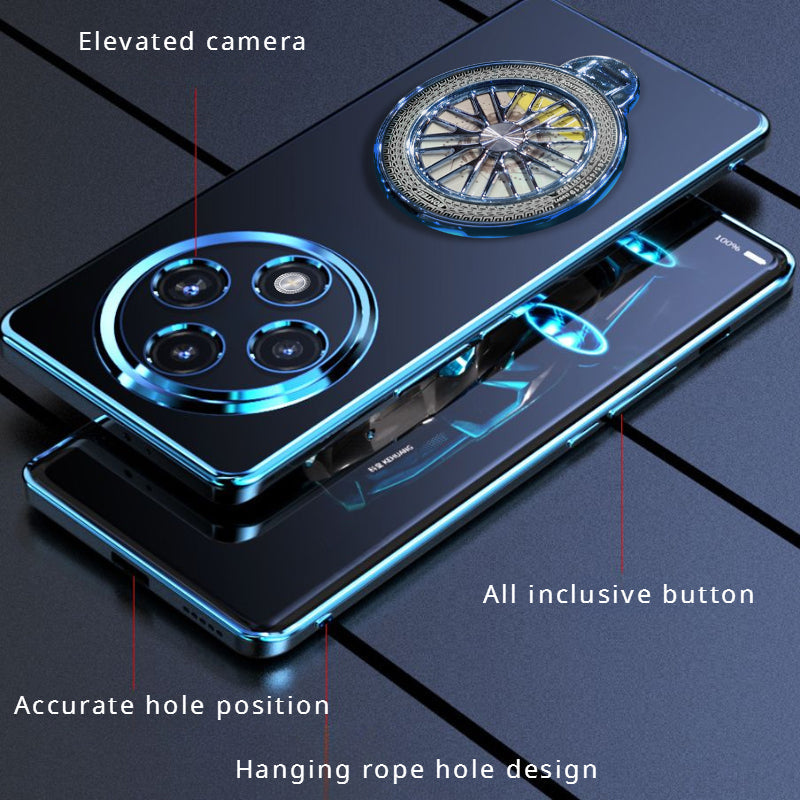 Luxury car-inspired back cover for Oppo F27 Pro+ 5G