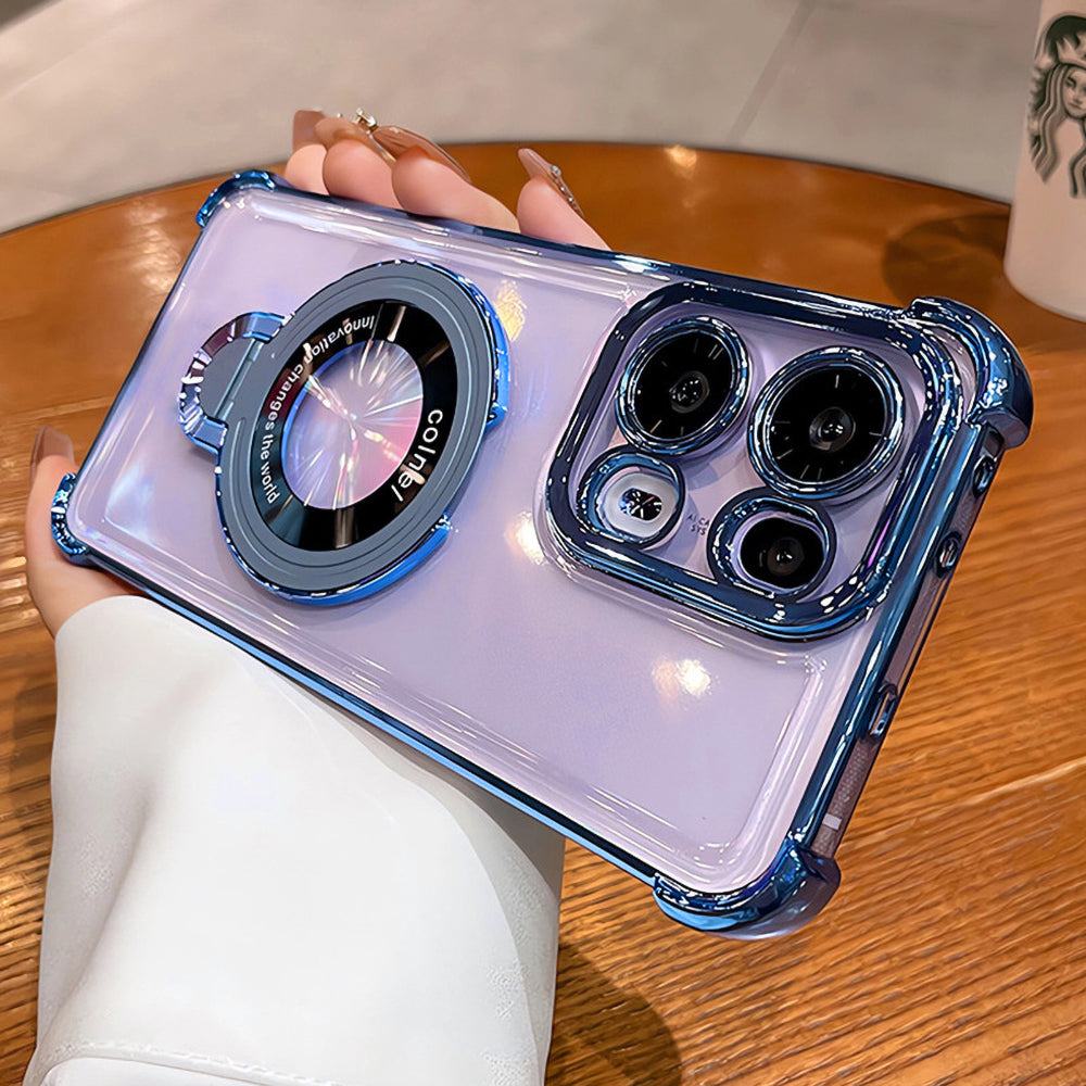 Shockproof airbags case for Oppo_F31 5G with ring stand