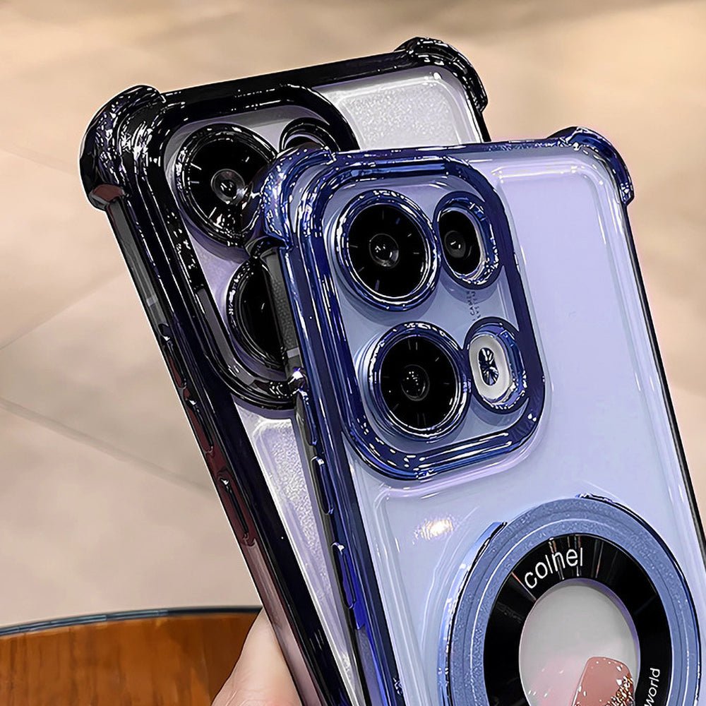 Airbag bumper design case for Oppo_F31 5G with ring holder

