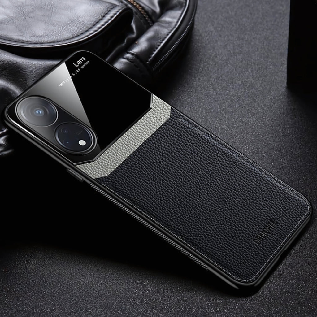 Oppo Reno 8T 5G Premium Leather Lens Protective Case