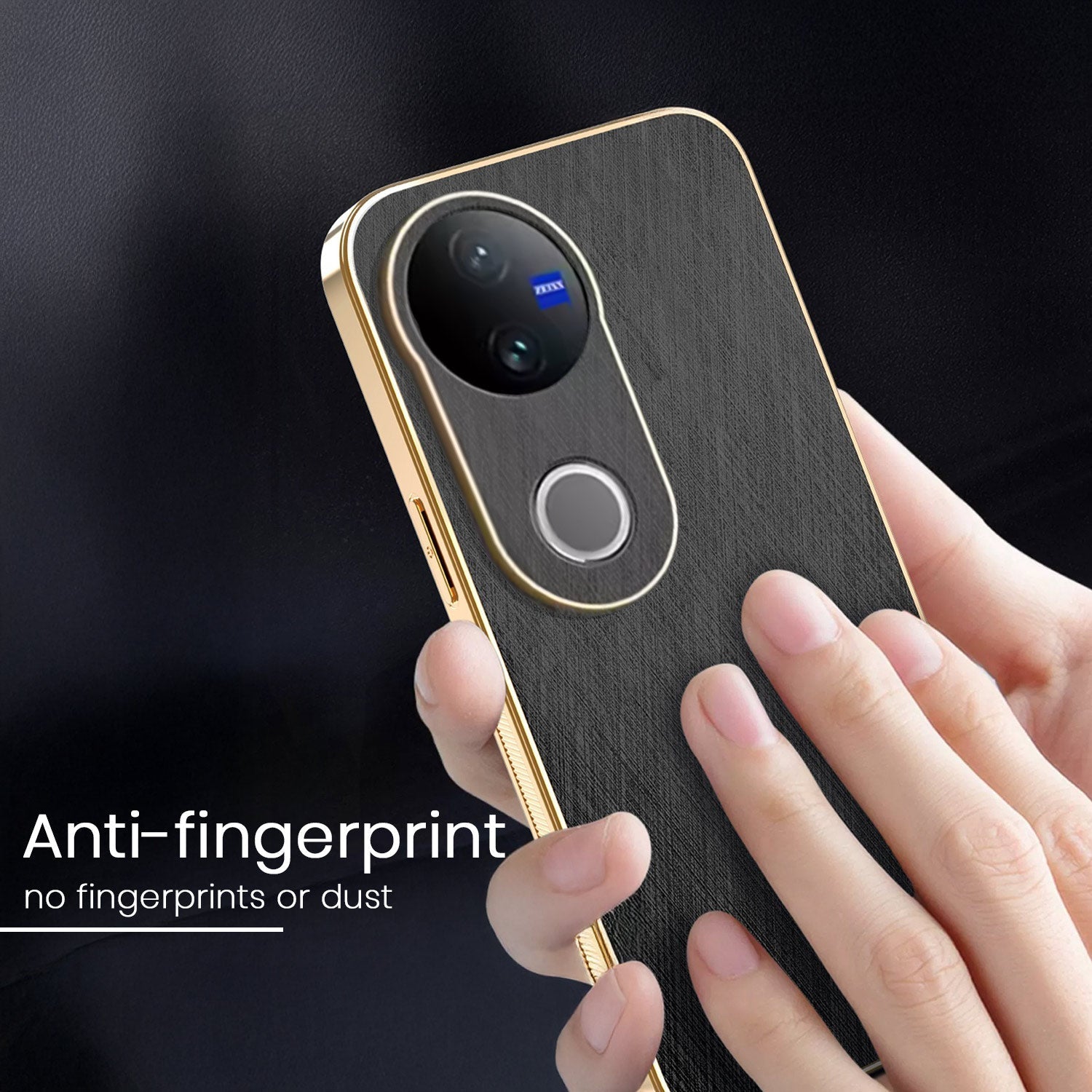 Vivo V50 5G Gold Finish Back Case